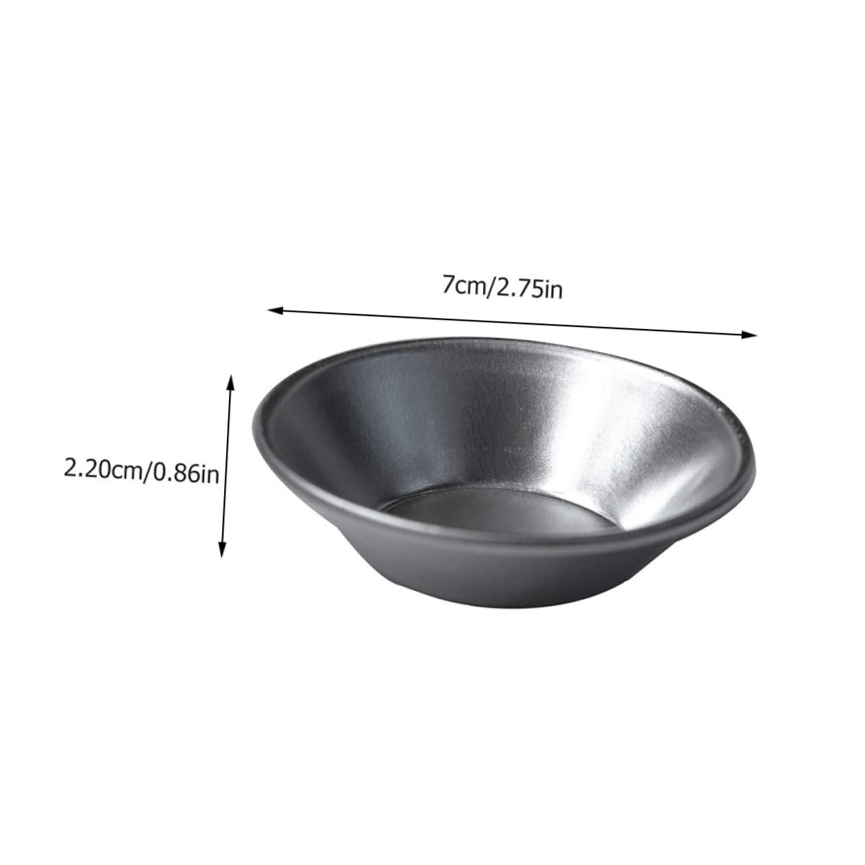 CONGARTENO 24Pcs Non Stick Round Egg Tart Baking Moulds Reusable Aluminum Baking Supply for Puddings Desserts and Cakes for Home Kitchen and Bakeries