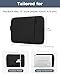 ProCase Laptop Sleeve for MacBook Neo 13 inch 2026 (Model A3404, A18 Pro), Protective Case with Soft Lining, Slim Travel Sleeve with Pocket for Accessories, Tailored for MacBook Neo 13” -Black