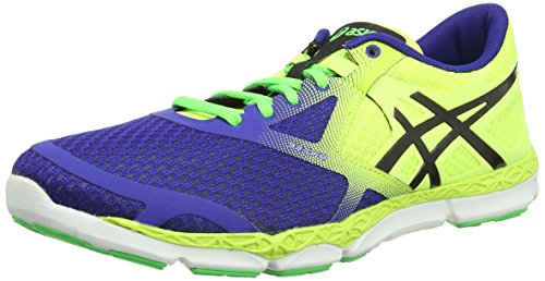 ASICS 33-DFA, Chaussures Multisport Outdoor Hommes - Bleu (Midnight/Flash Yellow/Flash Green 4907), 40 EU
