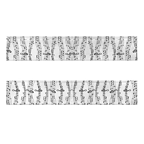 Wanyint Musical Notes Print Scarfs For Women Music Theme Cold Weather Knit Scarf For Spring Fall Winter Big Scarves Wraps #TOP2