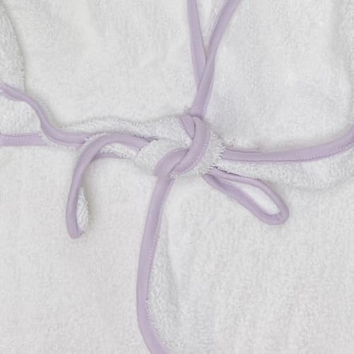 Unisex Grey Baby Fleece Robe with Hood for Boys and Girls Ages 0-9 Months by Everyday Kids2