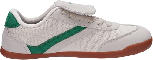 Image of WHITIN Wide Toe Box Barefoot Shoes for Women + Fashion Tennis Sneakers + Trendy Fold-Over Tongue