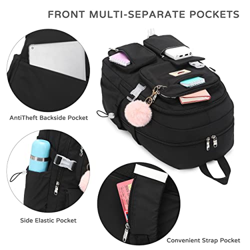 Mochila para portátil LXYGD 15.6 pulgadas negro miniatura 4