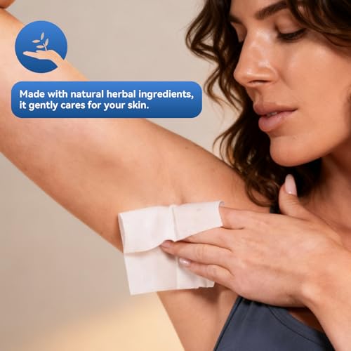 MIMORS Deodorant Body Wipes for Underarm - 7 Days Odor Control, Individually Wrapped Unscented Wipes for Travel Gym Office Antiperspirant Wipes for Men Women Excessive Sweat Protection