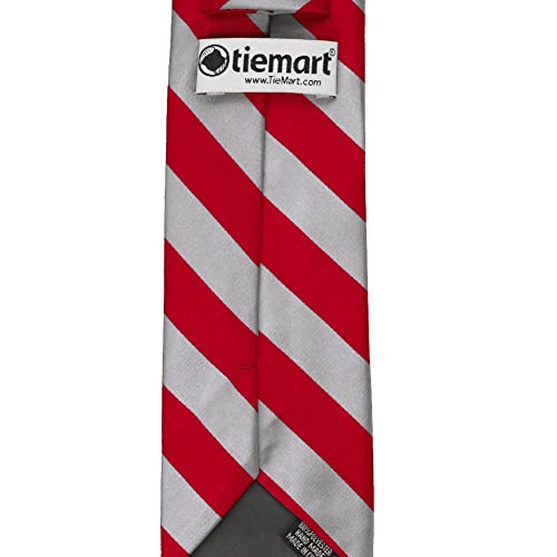 Image of tiemart Men's Striped Tie Standard Length