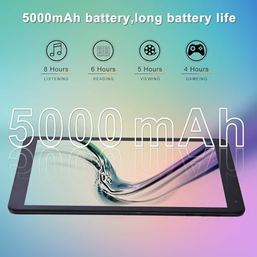 AWOW 10,1-Zoll-Tablet, 5000 mAh Akkulaufzeit, 2 GB RAM und 32 GB Speicher, Micro-SD-Karte mit bis zu 128 GB, Android 10 Go Edition, 800 1280 HD IPS-Display, 1,5 GHz Quad-Core-Prozessor