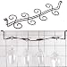 Buytra Under Cabinet Wine Glass Rack Stemware Holder for Home Bar, Holds up to 8 Glasses, Copper Color