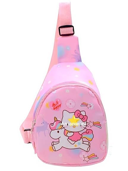 TERA 13 Travel Crossbody Backpack Shoulder Chest Bag (Pack Of 1) | Crossbody Sling Bag For Kids | Birthday Return Gift | Crossbody Bag For Outdoor, Travel, Picnic | Messenger Bag For Boys & Girls
