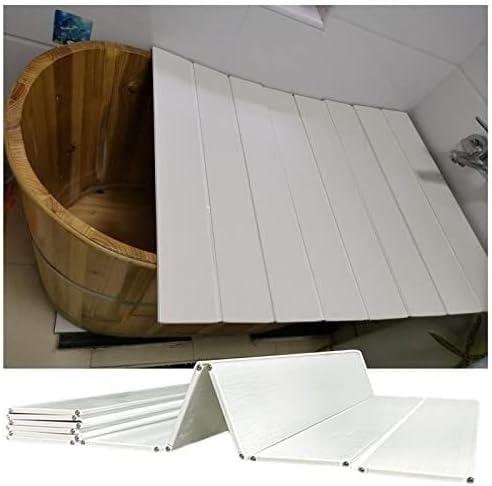 バスタブキャディ、折りたたみ式バスタブキャディ、バスタブヒートシールド、ホワイトPVCロールアップバスタブカバー、バスタブダストカバ