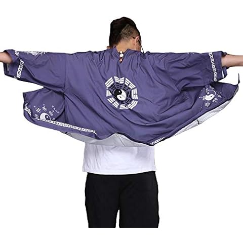 ZooBoo Men Japanese Kimono Cardigan Cover
