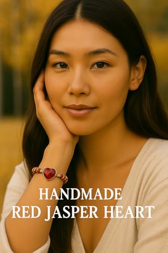 Seven-Chakra Healing Natural Red Heart Gemstone Bracelet - Meditation Energy Spiritual Protection - Mental Health Balance 1-Strands Leather Wrap 1 Piece of Handmade with Premium Gift Box4