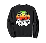 Photo Gallery vintage tramonto estate vibes retro estate palme spiaggia felpa Photo Gallery vintage tramonto estate vibes retro estate palme spiaggia felpa