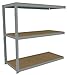 Tennsco - ZLC7-8436A-3D - Boltless Shelving: Add-On, Heavy-Duty, 84 in x 36 in, 84 in Overall Ht, 3 Shelves