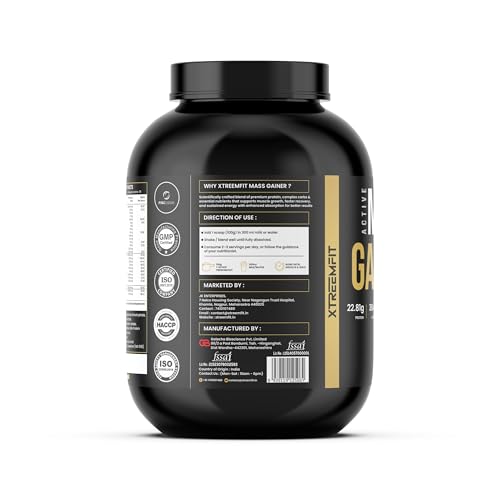 Image of Mass Gainer Protein Powder 2kg Chocolate Flavor | High Calorie Weight Gainer Powder | Muscle Mass & Strength Builder | Advanced Protein Carb Formula | Gym & Fitness Supplement