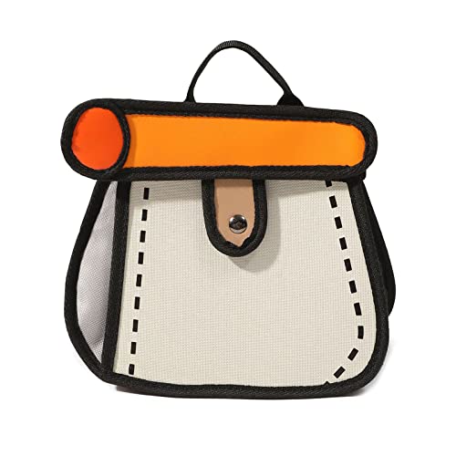 Sac à gâteau en toile sac à bandoulière dessin animé pour filles 2D