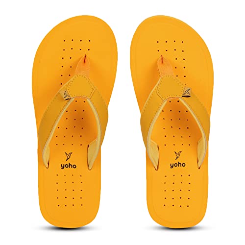 Image of YOHO ArchFlex orthopedic slippers for men | Arch support for pain relief | Soft, Anti-Skid, lightweight | comfortable padded straps flip flops for Everyday