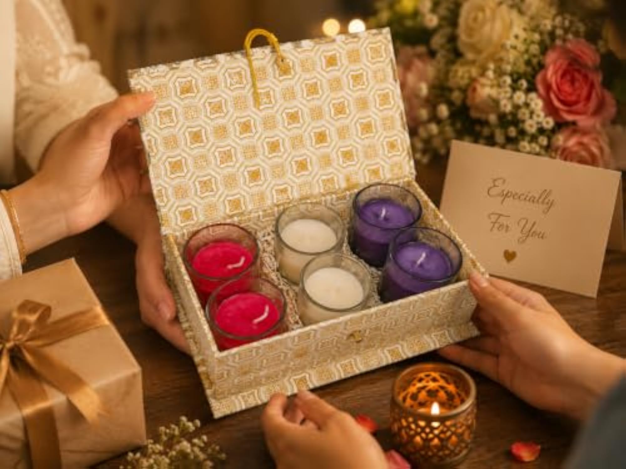 6pc Scented Votive Candle Gift Set, Aromatherapy Candles