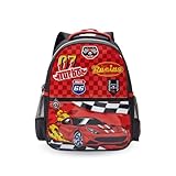 Mochila Costas Corrida Meninos Escolar Grande Carros