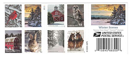 USPS Winter Scenes Stamps - Image 4