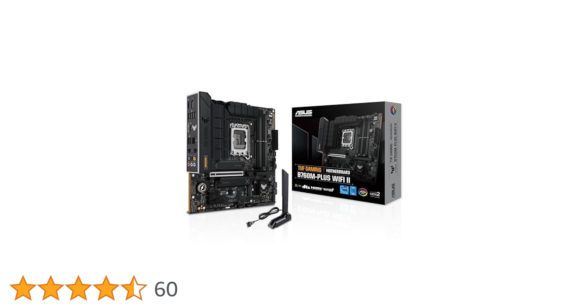 ASUS TUF Gaming B760M-PLUS WiFi II Intel B760 LGA 1700 mATX
