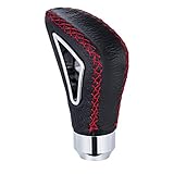 Bashineng Leather Gear Stick Shift Knob Shifter Lever Transmissions Handle Fit Most Manual Automatic