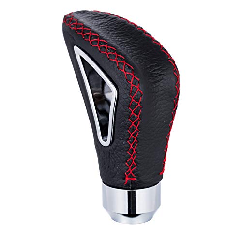 Bashineng Leather Stick Shift Knobs R Shape Gear Shifters Knob Head Fit Most Manual Car (Black+Red) Bashineng Leather Stick Shift Knobs R Shape Gear Shifters Knob Head Fit Most Manual Car (Black+Red)