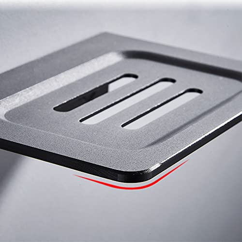 Melairy Soap Dish HolderTray Self-Adhesive Finish