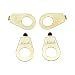 Dopro Set of 4 Gold LP Guitar Knobs Pointer Plate 8.5mm Knob Indicator for Epiphone LP Les Paul or Metric Pots