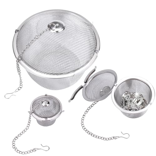 AIERSA 3 cestas de limpieza ultrasónica para piezas pequeñas, cestas ultrasónicas de malla, limpiador de piezas ultrasónicas, cesta ultrasónica para limpiador de joyas de anillos de diamante