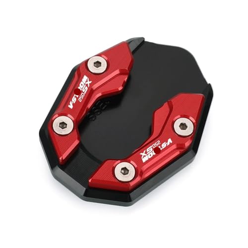 For Suzuki Vstrom 250 250SX 2022-2025. Accessories Motorcycle Kickstand Extension Plate Foot Side Stand Support Plate(For Red)