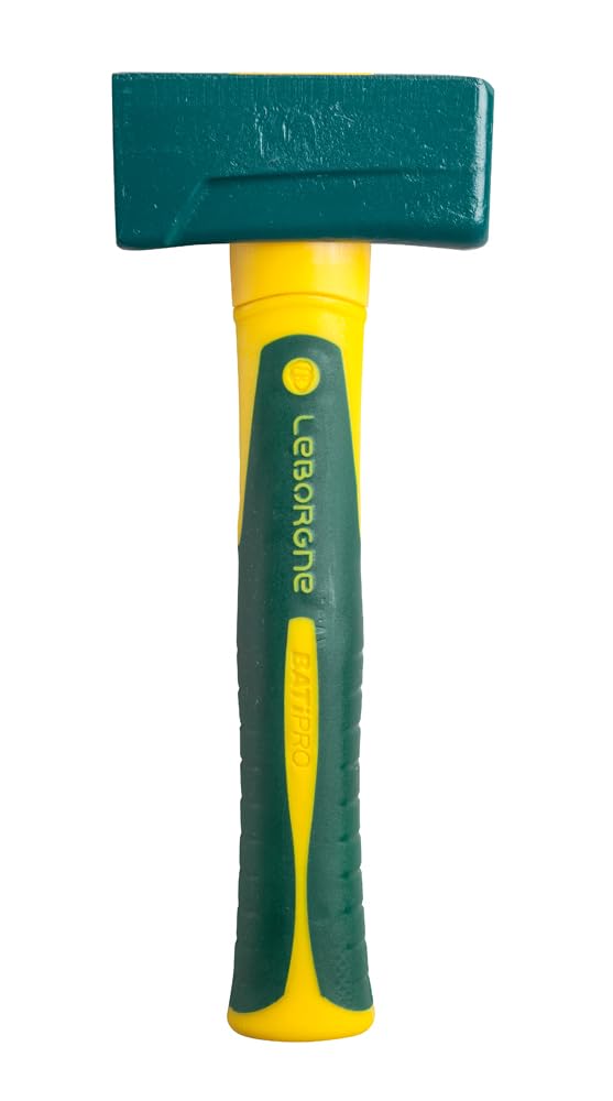 Leborgne Batipro, 3 funciones, acero al carbono forjado y templado, mango ergonómico de tres materiales, Peso: 1,2 kg (hierro)