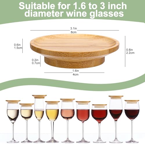 Topo de charcutaria para taça de vinho, adequado para menos de 4 cm de diâmetro, pratos de aperitivo