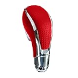 Red PU Leather Automatic Gear Shift Knob Compatible for GM Buick Regal Opel Vauxhall 2009-2017