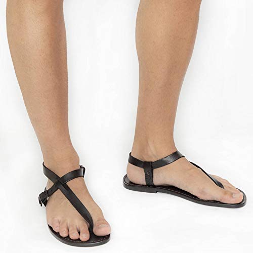 Sandalias de cuero Gianluca talla 42: Camina sin dolor este verano 3