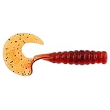 Berkley PowerBait Power Grubs , Pumpkinseed, 3' (15 Count)