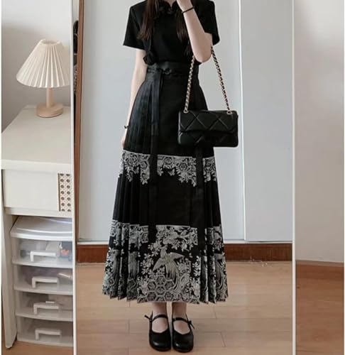 Robe Hanfu style chinois pour étudiante costume de danse et tenue de soirée - 3