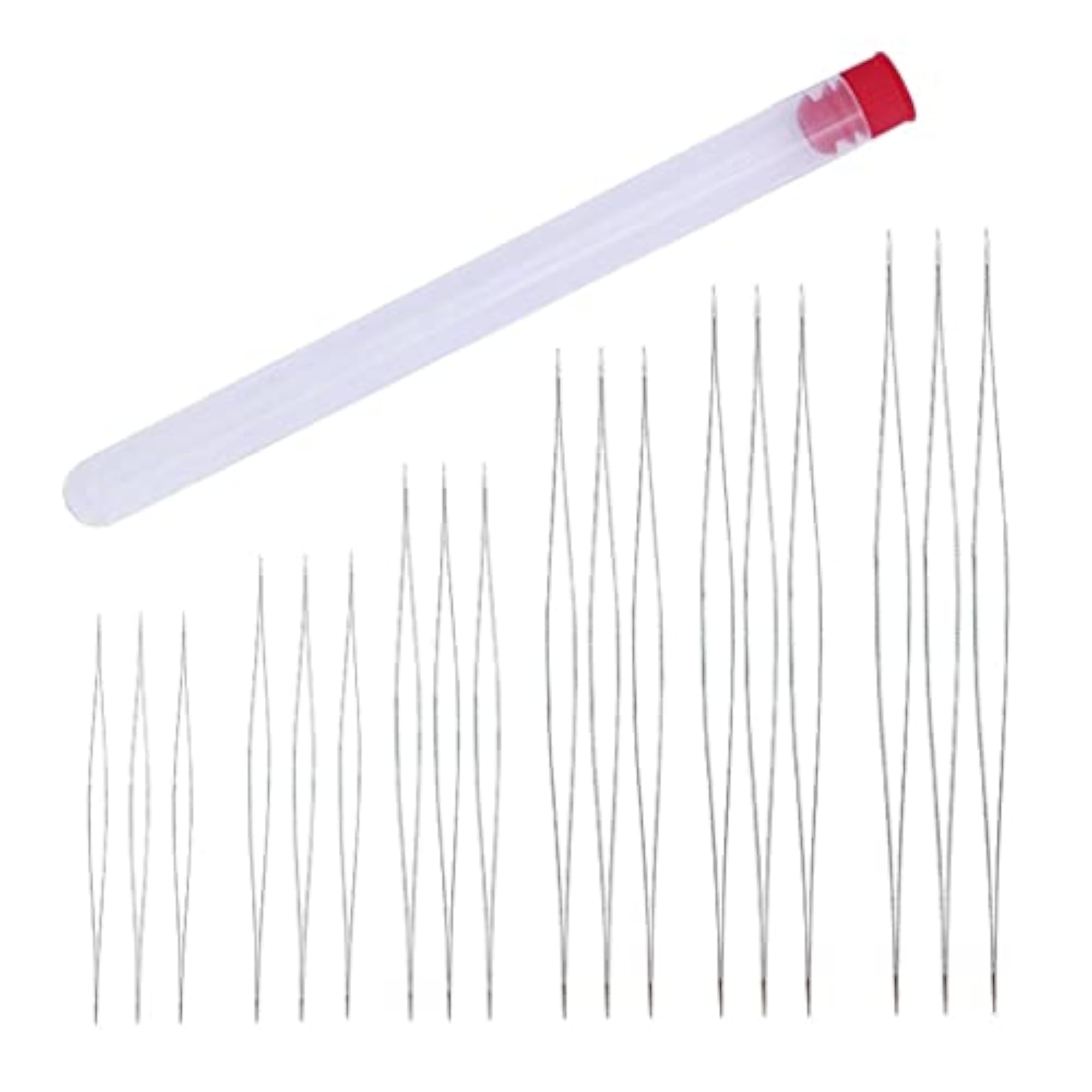 3x19 Pieces Threading Needles Set for Beading