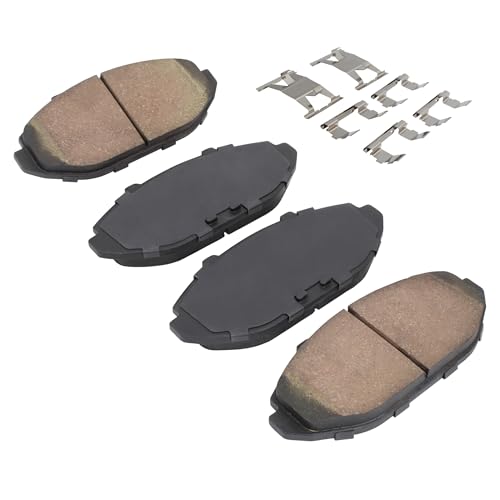Image of QUALITY-BUILT Front Semi-Metallic Brake Pads, Premium 1001-0748M, Compatible with 1998-2002 Ford /Lincoln /Mercury (Crown Victoria,Grand Marquis,Town Car)