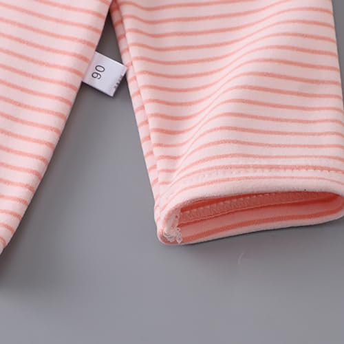 Little Boys Girls Turtleneck Striped Long Sleeve Shirts Casual Soft Pullover Slim Stretchy Crewneck Tops Kids Undershirt3