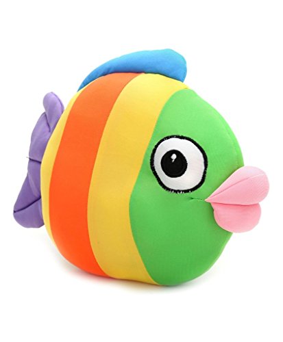 Image of Tickles Fish Stuffed Soft Stuffed Plush Animal Toy for Kids (Size: 24 cm Color: Multicolor)