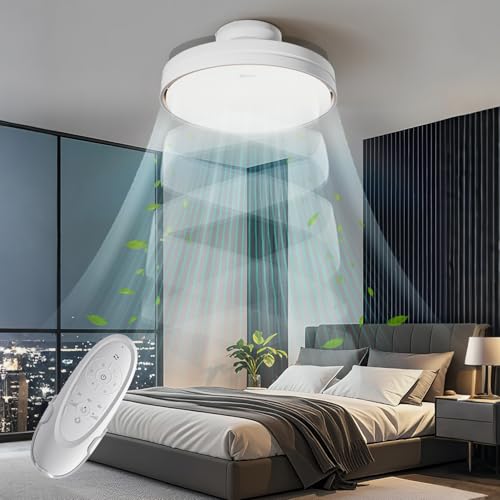 GONEEO GF19AH-EU Blattloser Deckenventilator mit Beleuchtung