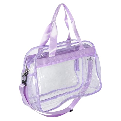 Trousse de toilette transparente Healvian sac fourre-tout PVC femme sport