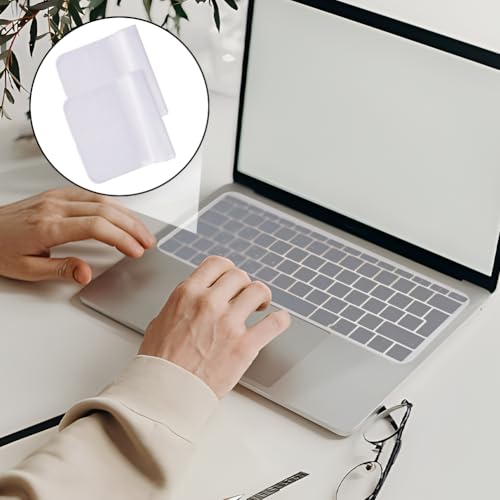 Protector de Teclado Transparente Universal Silicona 2 Pcs miniatura 6