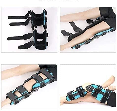 rodillera artritis mujer menisco y ligamento Unisex universal estabilizador de pata de la rodilla con bisagras de la rodilla ajustable de la rodilla de la rodilla for la estabilización de recuperación