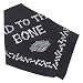 Harley Davidson Bad To Bone Bandanna Black 20"