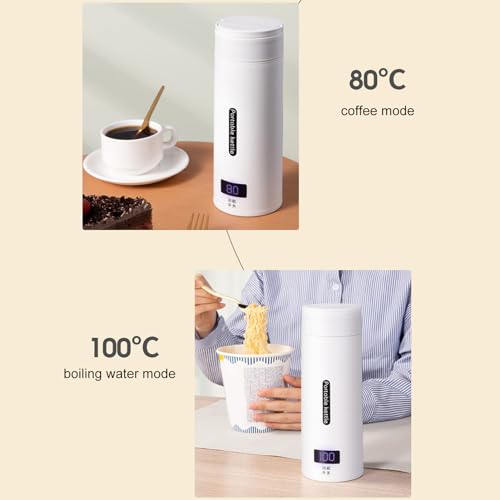 Hervidor eléctrico portátil de acero inoxidable 500ml miniatura 5