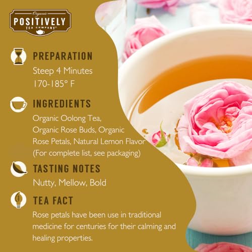 Image of Positively Tea, Organic Oolong Tea Sampler, Loose Leaf, 4 Ounce, 3 Pack