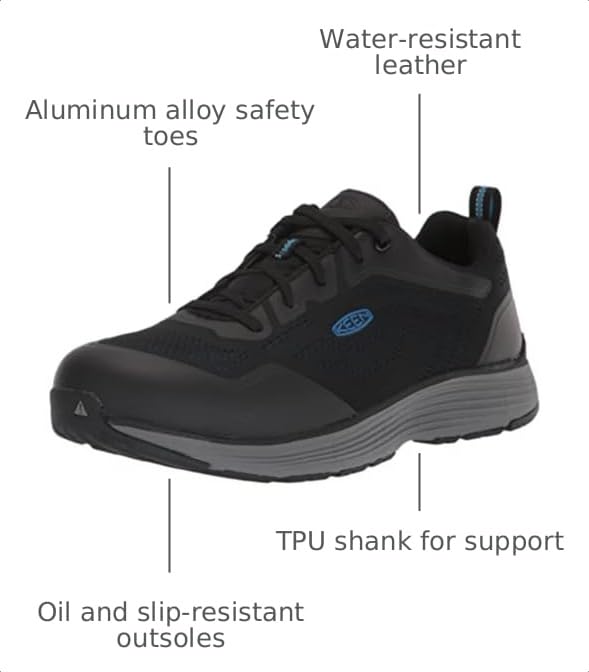 Image of KEEN Utility Mens Sparta 2 Low Height Alloy Toe Industrial Work Shoes
