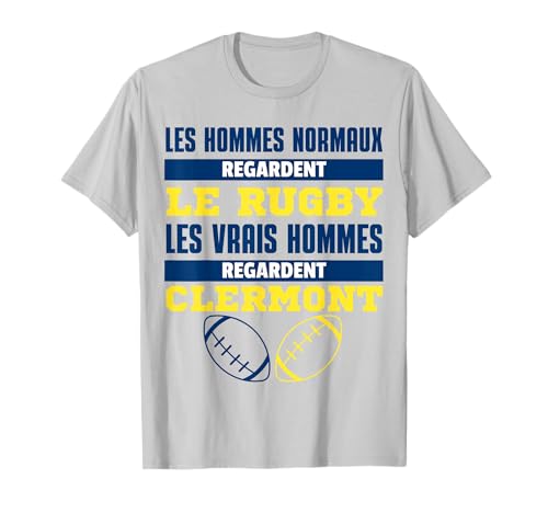 Supporter Rugby Clermont Ferrand Cadeau Humour T-Shirt