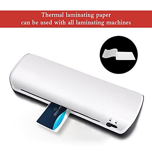 300 PCS Thermal Laminating Sheets, 2.6 x 3.7 Inch (Business Card Size) Transparent Hot Laminating Sheets Thermal Laminating Paper for Protecting Business Card ID Card image 7